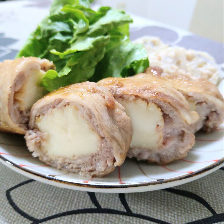 【豚肉と厚揚げの甘辛包み】ヘルシーボリューム満点♪